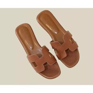 Stratuxx Kaze Womens Sandal Flat H-Band Slide-On Size 7M